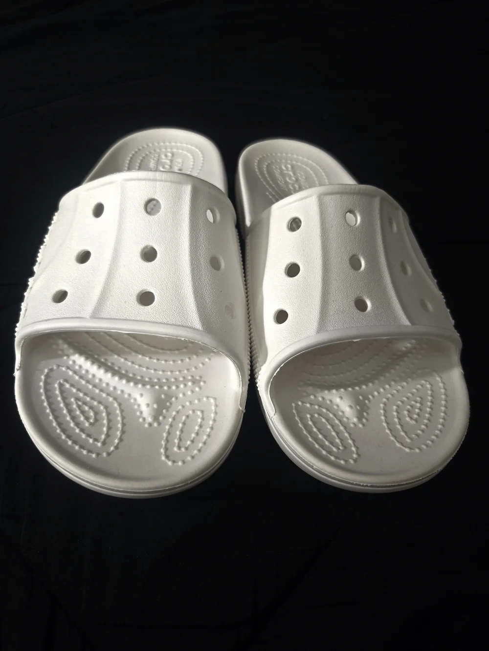 Crocs Classic Slide Sandals in White